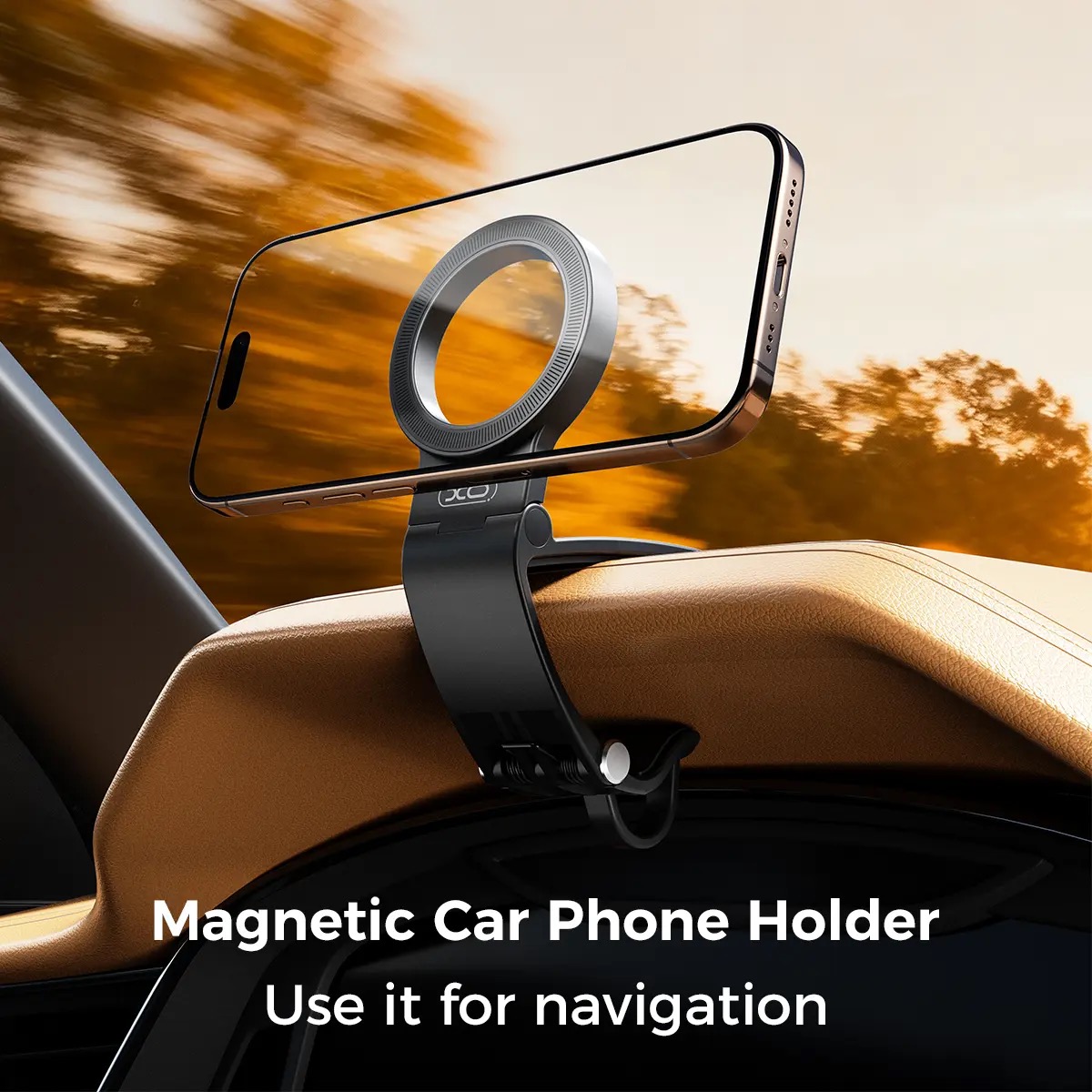 Magnetic Car Phone Mount,  Hands Free Cell Phone Holder Clip Car Accessories fit